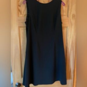 AB Studio Elegant Black Sleeveless Midi Dress